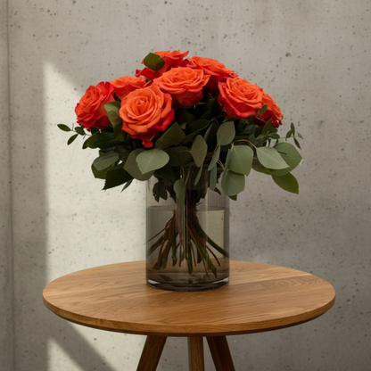 Blumenvase Glas